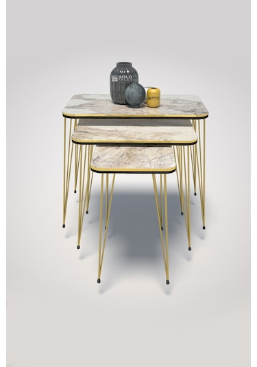 Zigon Sehpa Kr Çift Gold Efes Tel