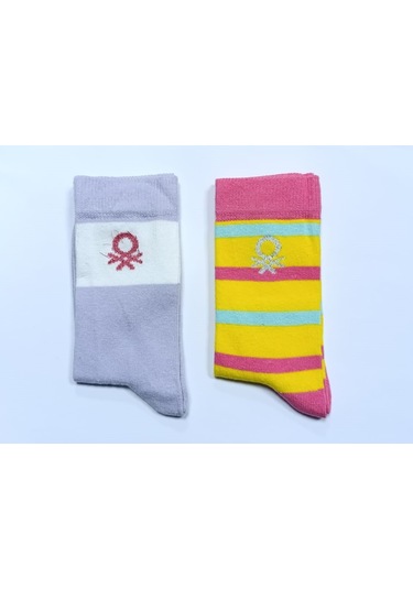 Unıted Colors Of Benetton Erkek Çocuk 2'li Soket Çorap Bnt-g24085 Lila
