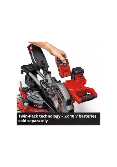 Einhell TE-SM 36/8 L Li-Solo Akülü Gönye Testere (Akü ve Şarj Hariç) - 4300882