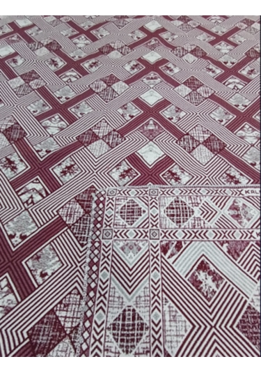 Savan Dokuma Halı Örtüsü 6m² Bordo