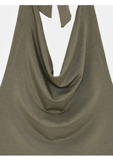 Dilvin 32973 Degaje Yaka Top-haki