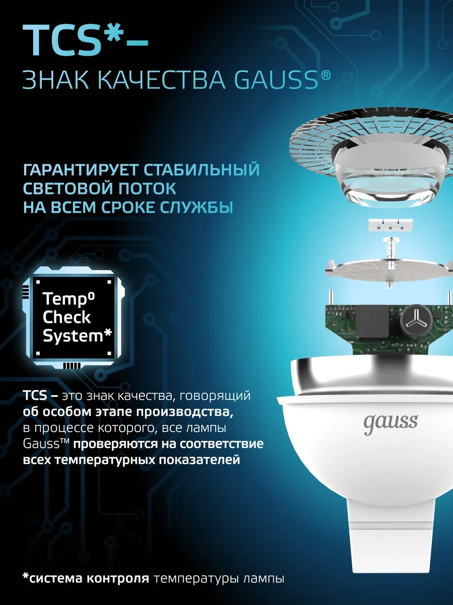 Gauss Gu5.3 5w 4100k Nötr Işık Led Ampul 158442448