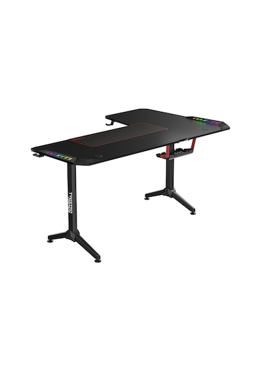 Twısted Minds Warrıor Tm-y-lb-rgb L Design Oyuncu Masası Siyah