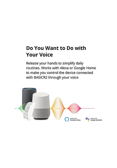 Besthome1 Sonoff Basicr2 Akıllı Wifi Anahtarı - Google Asistan Uyumlu, Zamanlayıcı, Grup Kontrolü, 100-240v