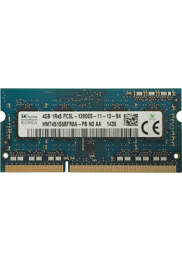 Hynix HMT451S6BFR8A-PB NO AA 4 GB DDR3 1600 MHz Notebook Ram