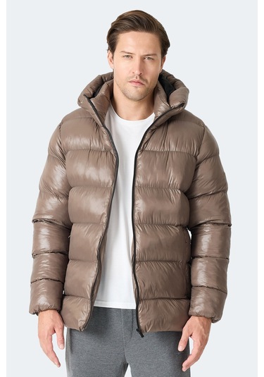 Slazenger Hoot Erkek Kahve Mont & Kaban Kahve