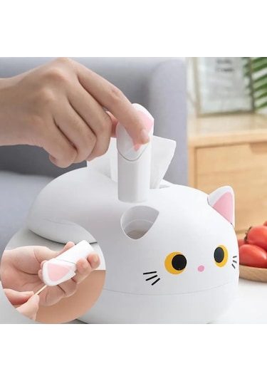 Beyaz İskandinav Kawaii Doku Kutusu Tutucu Anti-sonbahar Rangement Peçete Tutucu Servilleteros Boite A Mouchoirs Modern Ev Dekor Doku Kutusu