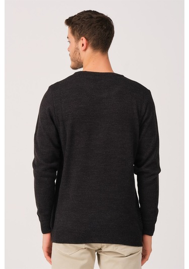 Dewberry V0213 Erkek Kazak Antrasit