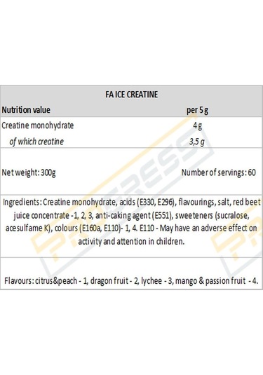 Fa Ice Creatine 300 G