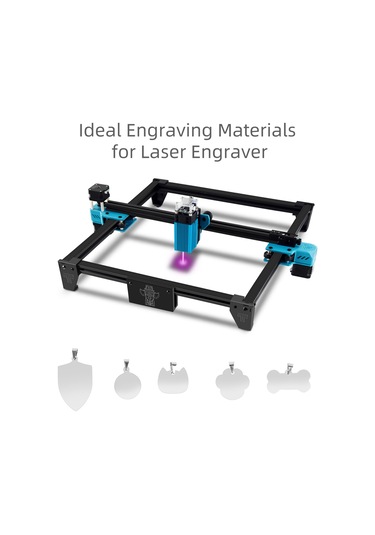 Two Trees Pet Kimlik Etiketi Dıy Lazer Gravür İçin Paslanmaz