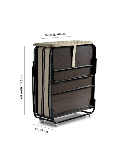 Nironyatak Niron Supreme Tek Kişilik Lüks Katlanır Yatak Ve Karyola | 90X200