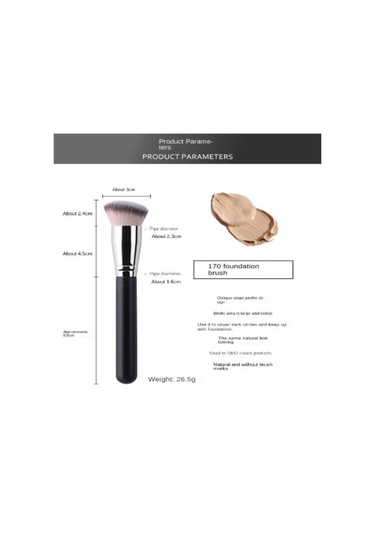 Youtek "profesyonel Fondöten Ve Kapatıcı Fırçası Seti - Sıvı, Krem Ve Pudra İçin Yoğun Kıllı 2'li Makyaj Fırçası"