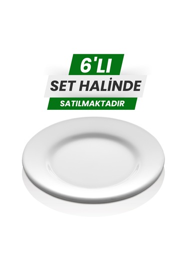 Alezy 602 Göreme Melamin Termostar Grm Servis Tabak 25 Cm Beyaz