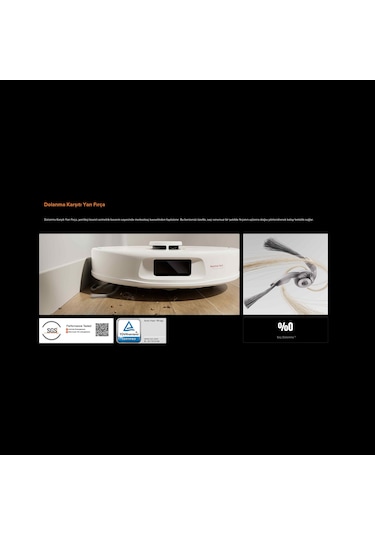 Roborock Qrevo C Akıllı Robot Süpürge Beyaz