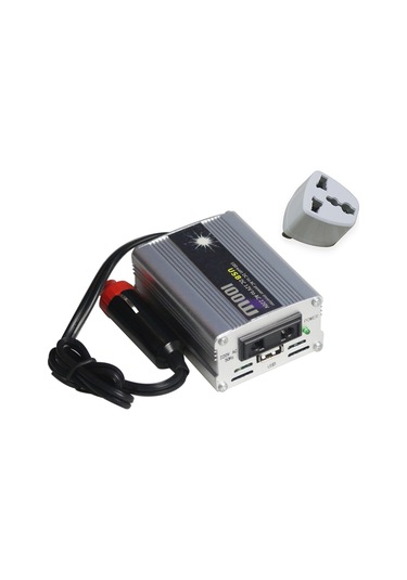 Vkemall "taşınabilir 100w 12v-220v Araç İnvertörü - Usb Çıkışlı, Aşırı Yük Korumalı"