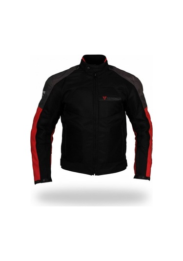 Venom Dynamic V2 4 Mevsim Motosiklet Montu Kırmızı Siyah