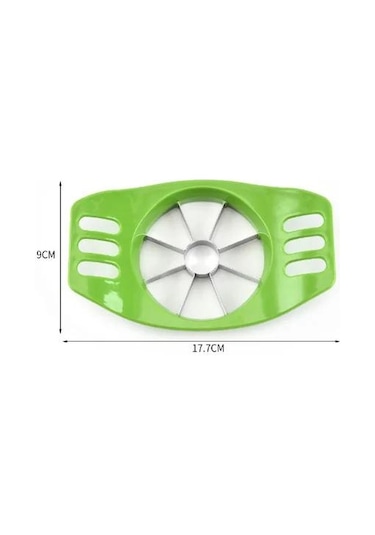 Yaratıcı Elma Dilimleyici Bölücü, Yeniden Kullanılabilir Elma Çekirdeği Çıkarıcı, Paslanmaz Çelik Meyve Dilimleyici, Mutfak Aletleri, Mutfak Malzemeleri Yeşil