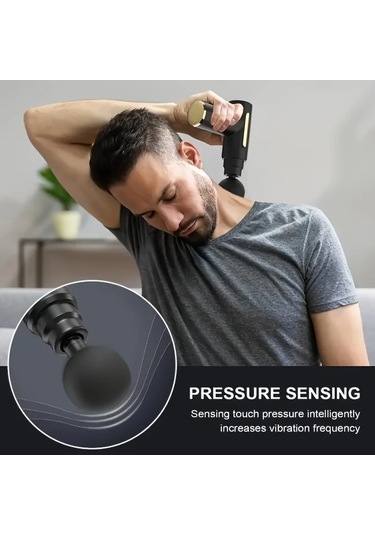 Fochsia Portatif Masaj Tabancası Abs Kas Masaj Aleti Sku123 Aile Kız Ve Erkek Çocukları İçin Hediyelik Noel Şükran Günü Altın