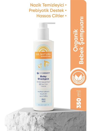 Iva Natura Organik Rezene Özlü Hassas Bebek Şampuanı 350 ML