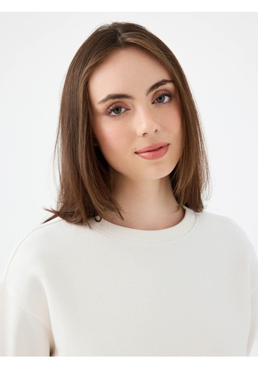 Loft Beyaz Kadın Sweatshirt Lf2041105 Beyaz