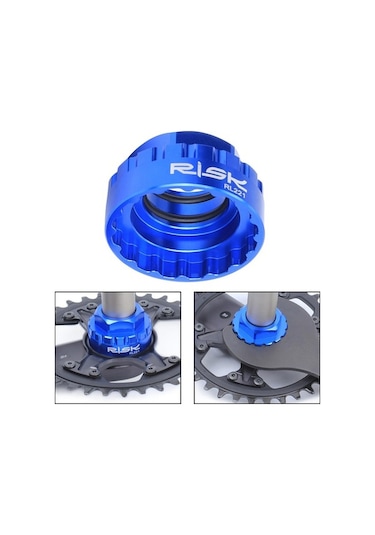 Pazly Mtb Bisiklet İçin 12 Vites Aynakol Kilit Halkası Kaldırma Mavi Mavi