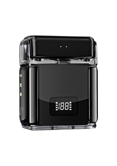 Xindoker "kablosuz Klips Mikrofon Seti: Şarj Kutusu İle Çift Kanallı, Net Ses Kalitesi, 20m Menzil"