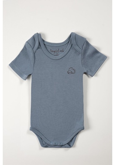 Tinylamb Rovigo Bebek Kısa Kollu Bodysuit Takımı - 3 Parça Çok Renkli