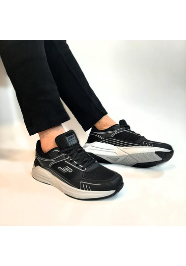 Jump 32438 Siyah-beyaz Memory Ortapedik Hafif Spor Ayakkabı Siyah - Beyaz