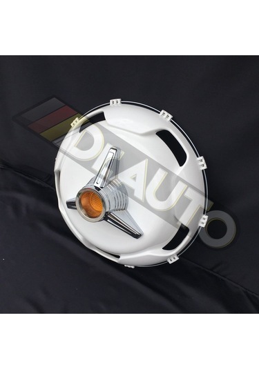 22.5 İnç Orta Boy Sarı Fırfırlı Jant Kapağı 4'lü Takım