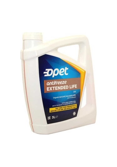 Opet Extended Life Organik Kırmızı Antifriz 3 Litre