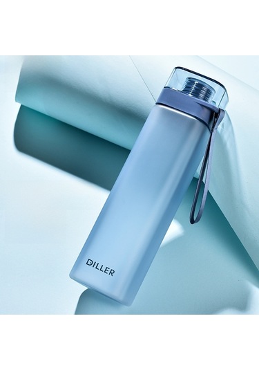 Mufunye Sağlıklı Yaşam İçin Dayanıklı Pc Materyal, Spor Ve Üniversite Kullanıma Uygun 550ml Yeşil Taşınabilir Su Bardağı Yeşil