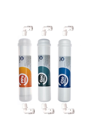 Aquaturk Inline Kapalı Kasa Tüm Su Arıtma Cihazlarına Uyumlu 5'li Filtre Takımı