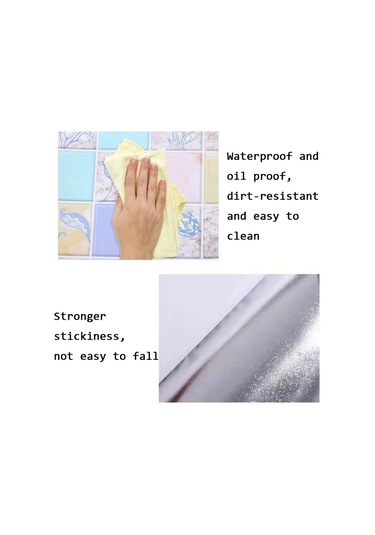 Sones Mutfak Duman Önleyici Fayans Duvar Çıkartmaları Ocak Duvar Kağıdı Çiçek Açan Çiçekler Diğer