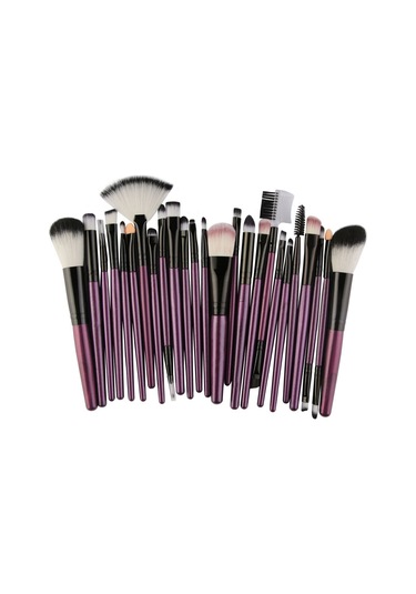 Reedark 25 Parçalık Profesyonel Makine Fırçası Seti - Fondöten, Allık Ve Göz Farı İçin Yumuşak Kıllar