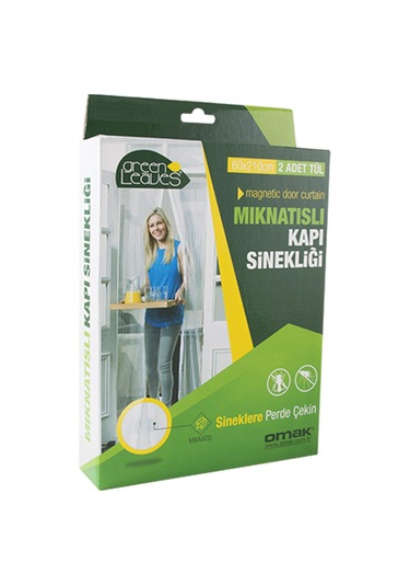 Greenleaves 2 li Paket Magnetli Kapı Sinekliği 60x210 cm