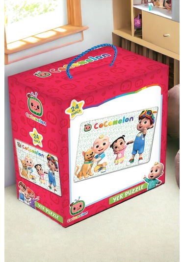 Cocomelon Dev Yer Puzzle 24 Parça 50X70 Cm Çocuk Puzzle Yapboz 24 Parça Yapboz Seti Co7839