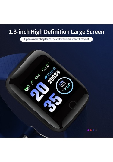 Leezsing Züccaciye 1.3" Akıllı Spor Saat (İthalatçı Garantili)