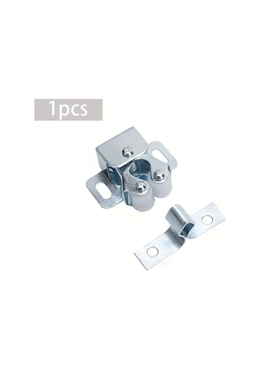 Sunshine011 Silvery Rapsiz Çift Bilyeli Dolap Kiliti, Dolap Kapı Mandalı, Çekmece Kilidi, Donanım Aleti