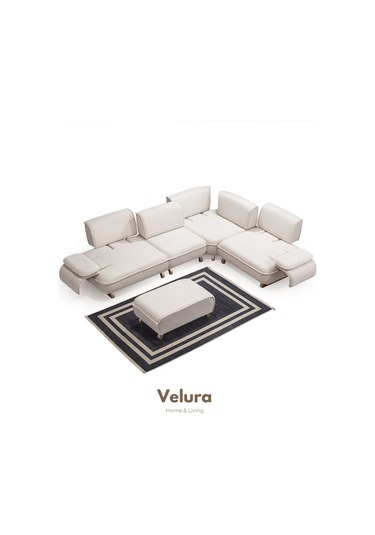 Vista Modüler Köşe Koltuk Takımı & Oturma Grubu Krem