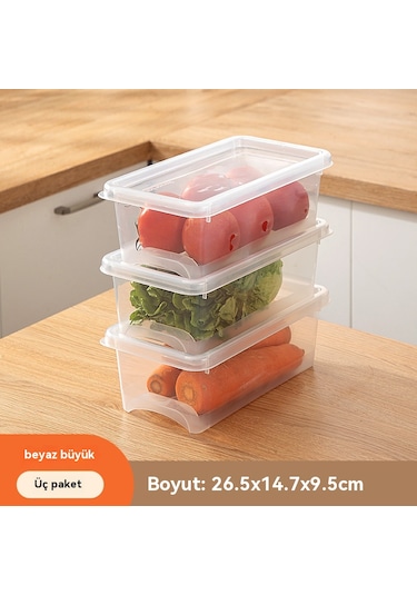 Büyük Kapasiteli Gıda Sınıfı Meyve Ve Sebze Kutusu Mühürlü Sınıfl