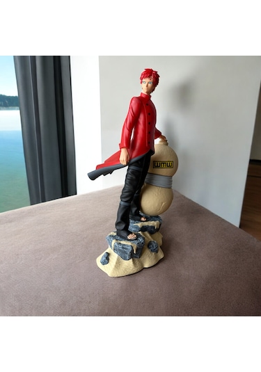 Sabaku No Gaara Sla 3d Baskı Ve El Boyaması Koleksiyon Figürü