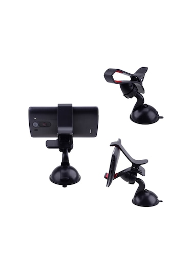 Ally Bt2313 360 Derece Dönebilen Universal Cep Telefonu Araç Tut (301865847)-Siyah