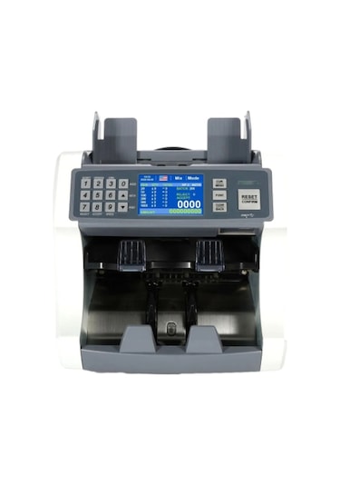 Bill Counter S200 Çift Cıslı Karışık Para Sayma Makinesi 20 Ülke Para Birimli Dahili Yazıcılı