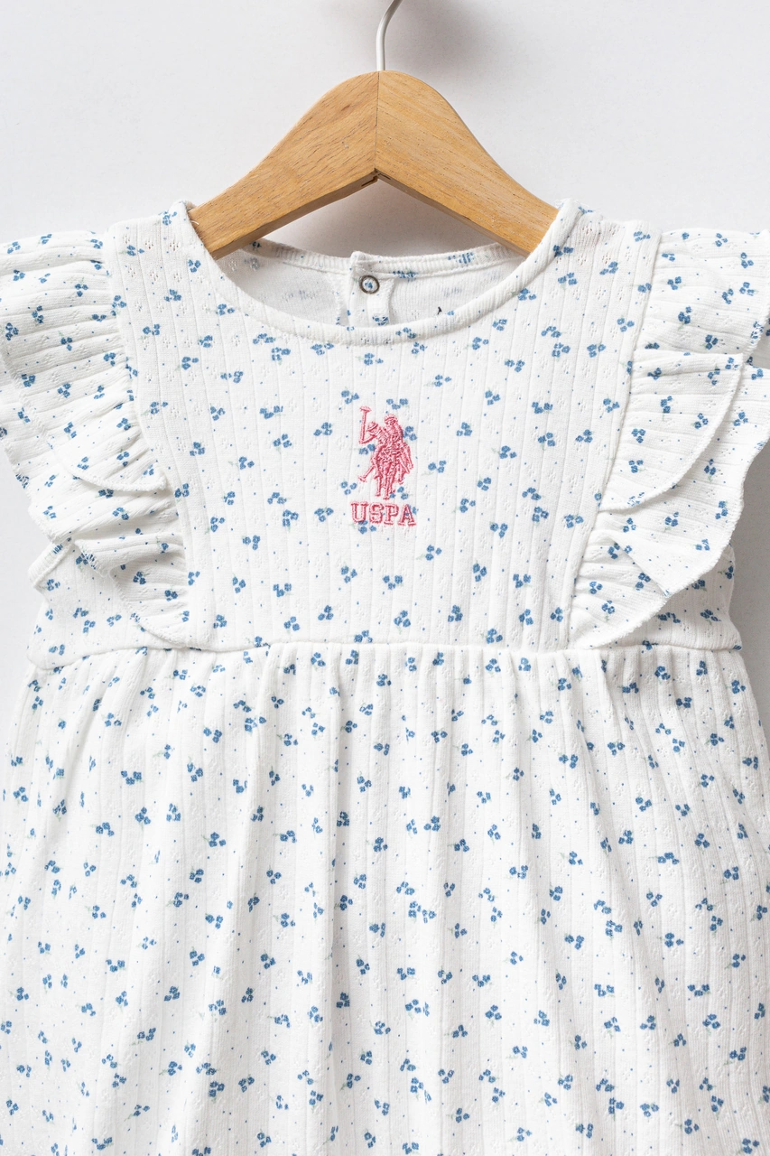 U.s. Polo Assn. Kız Bebek Mavi Pijama Takım 50322897-vr036 Mavi