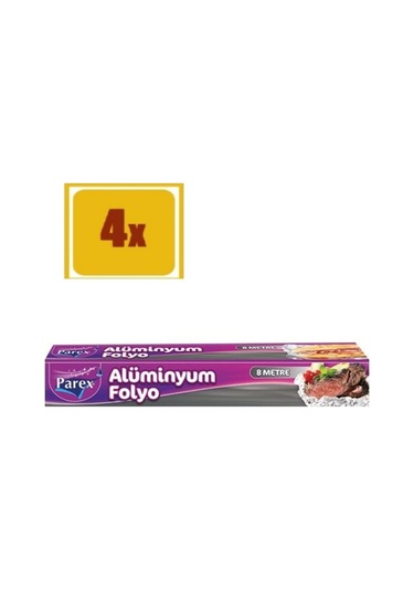 Alüminyum Folyo 8 Mt X 4 Adet