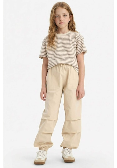 DeFacto Kız Çocuk Paraşüt Jogger Paça Pantolon E0160A825SMBG286 Bej DeFacto Kız Çocuk Paraşüt Jogger Paça Pantolon E0160A825SMBG286 Bej