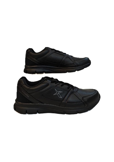 Kinetix Kalen Pu Siyah Hafif Ve Rahat Günlük Spor Ayakkabı Siyah