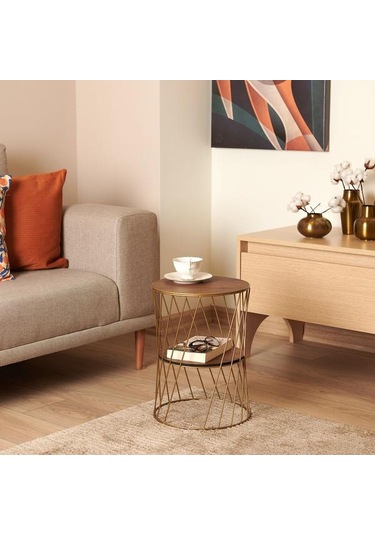 Begüsa Güzel Yan Sehpa - Antik / Barok Ceviz Antik / Ceviz