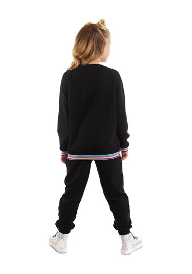 Denokids Mshb&g Rock Unicorn Kız Çocuk Eşofman Takım Renkli Çok Renkli