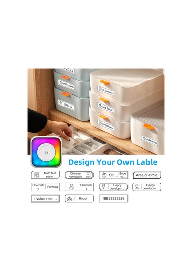 Maiyame Mini Cep Yazıcısı Öğrenciler İçin Uygun Termal Yazıcı Kablosuz Yazıcı Mürekkep Gerektirmez